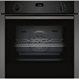 Enjoy Experience Neff with Pirolytic Oven, EasyClean and Display Red graphite grey