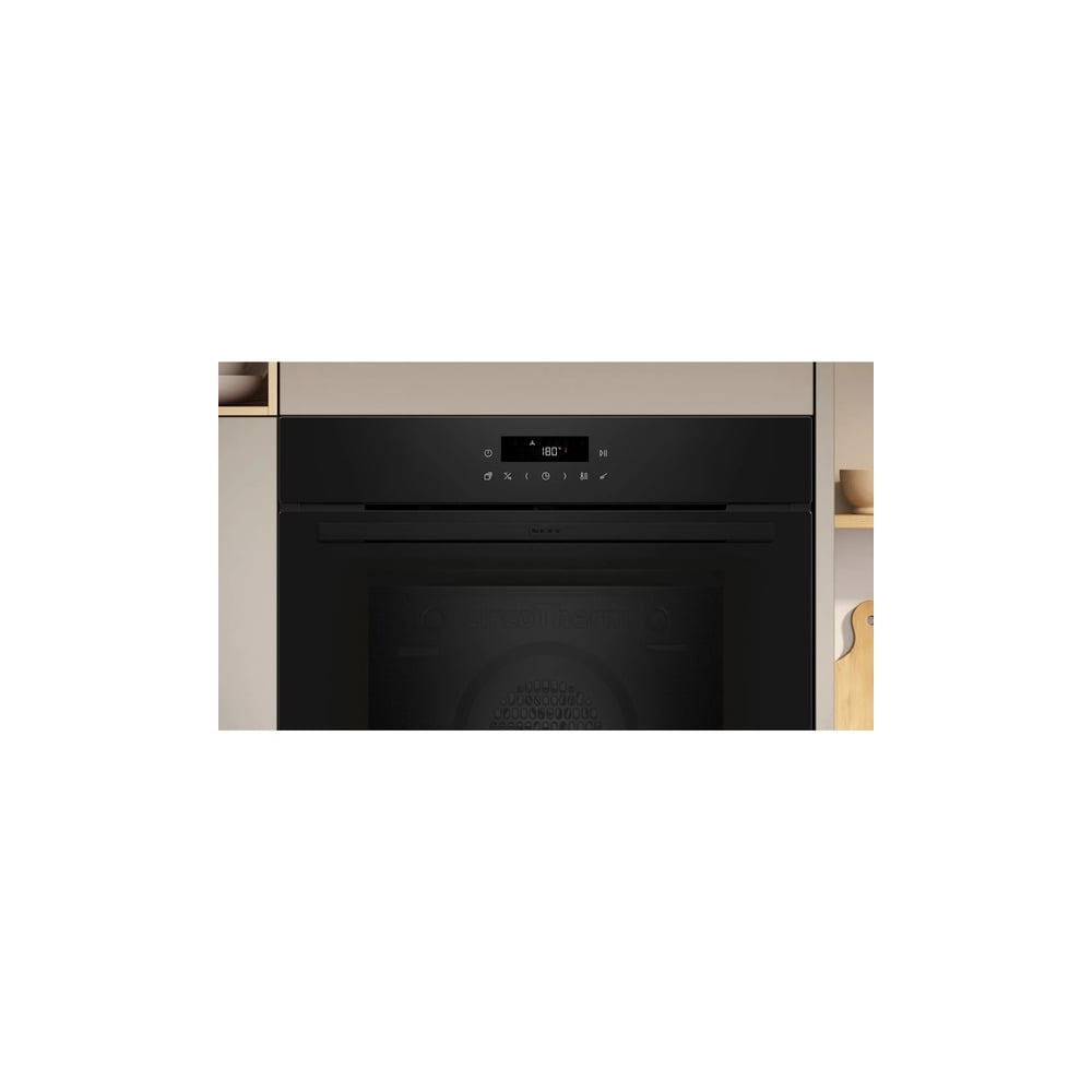 Neff B2CCJ7AK3 Пиролитическая печь, 7 функций, Air Fry, красный светодиодный дисплей Duegstore.com