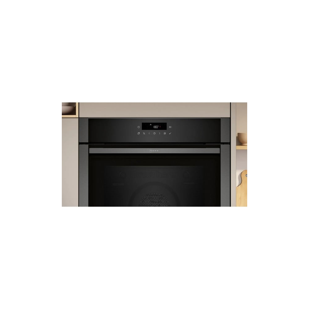 Neff B2ACJ7AG3 Pirolytic Oven, 7 Functions, Air Fry, Display Touch | Duegstore.com