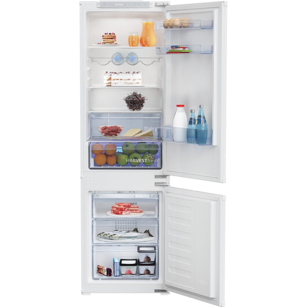Kombinierter Kühlschrank Beko BCHA275E4SN - 262 Lt, NoFrost, HarvestFreshTM, LED Licht | Online kaufen