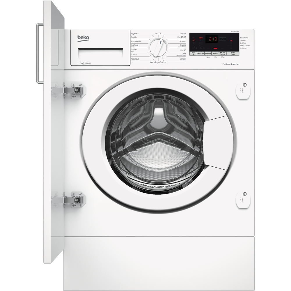 Beko WIT8A4BW: Интегрированная стиральная машина 8 кг - онлайн-предложение