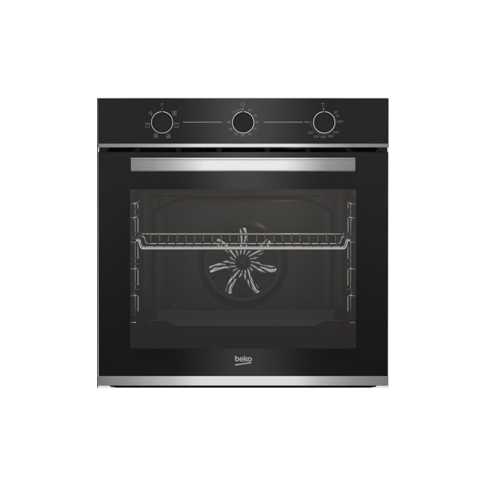 Beko BBIE13100X Multifunctional oven with 6 cooking functions Black and stainless steel crystal