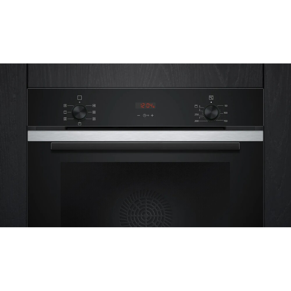 Siemens HB213ABS3 Ofen, rote LED-Anzeige, 5 Funktionen, 3D Kochen | Duegstore.com