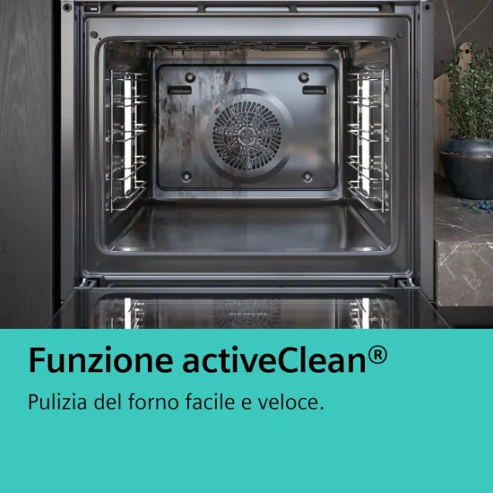 Siemens HB279GES3 Pirolytic Oven, TFT Display, 40 Programs, Airfry, SoftMove | Duegstore.com