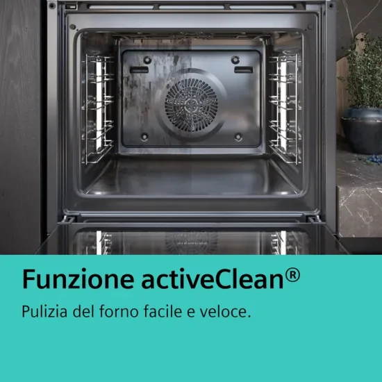 Siemens HR272GES3 Oven with Pirolytic Vapor, Display Touch, 15 Programs, Airfry, SoftMove Duegstore.com