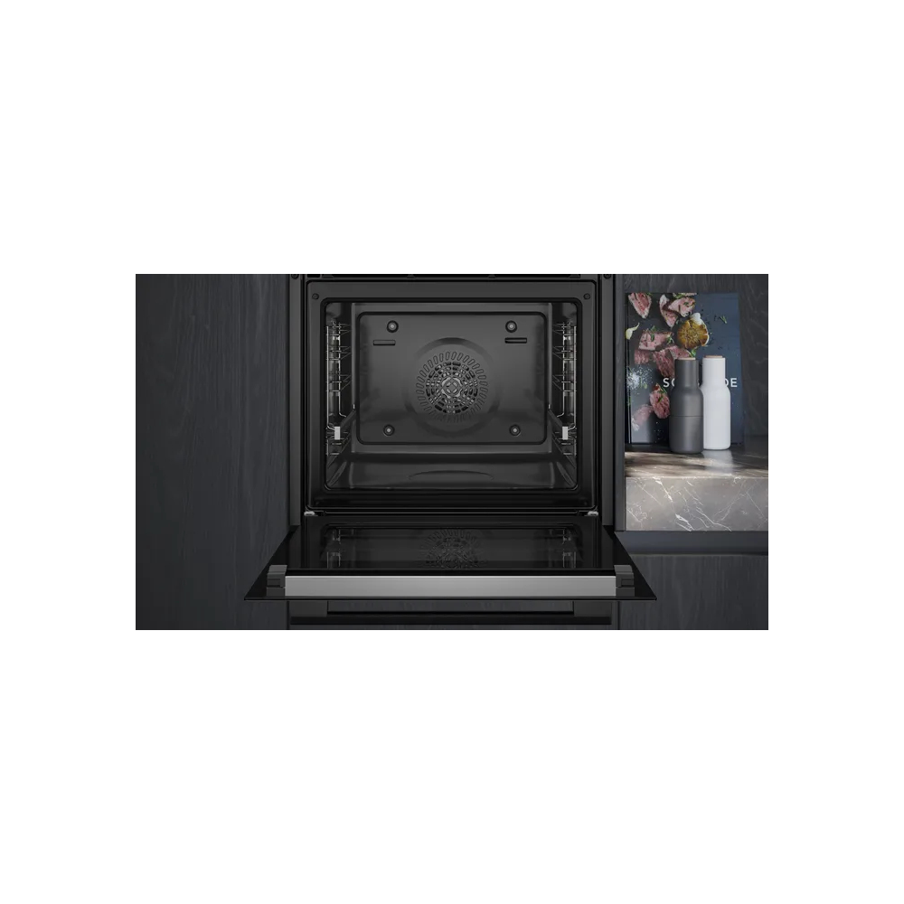 Siemens HR272GES3 Backofen mit Pirolytic Vapor, Display Touch, 15 Programme, Airfry, SoftMove | Duegstore.com