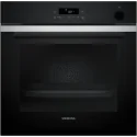Siemens HR272GES3 - Pirolytic Steam Impulse Oven, Touch Display, 15 Automatic Programs, Airfry, SoftMove : colours - Black stainless steel handle
