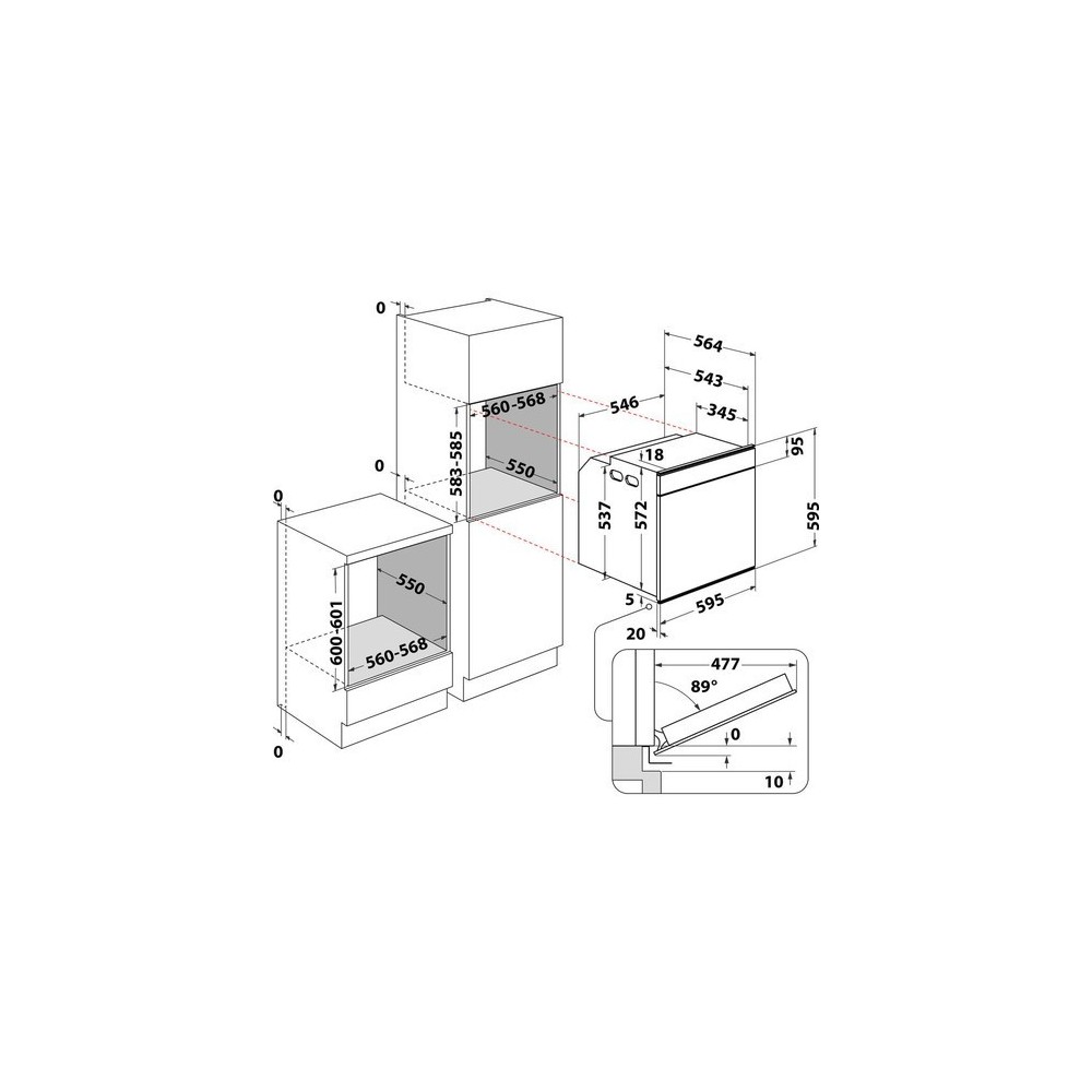 Whirlpool W6 OS4 4S1 P: паровая духовка с технологией автоочистки 6-й SENSO