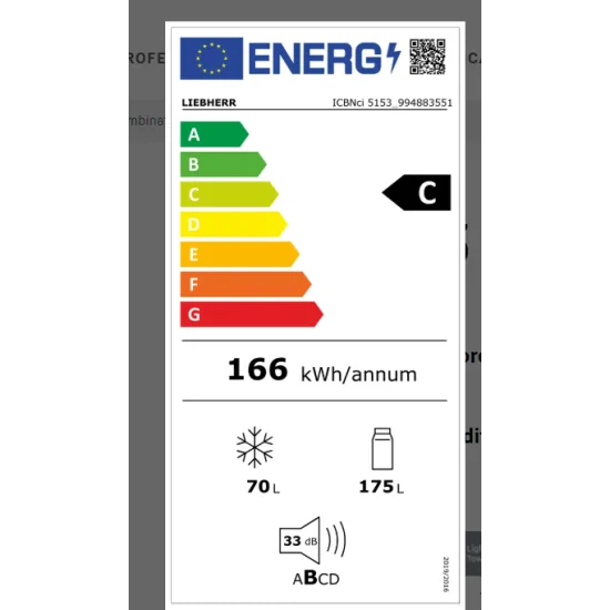 Liebherr ICBNbi 5153 Frigo-Congelator Combinado, NoFrost, BioFresh, SmartDevice Duegstore.com