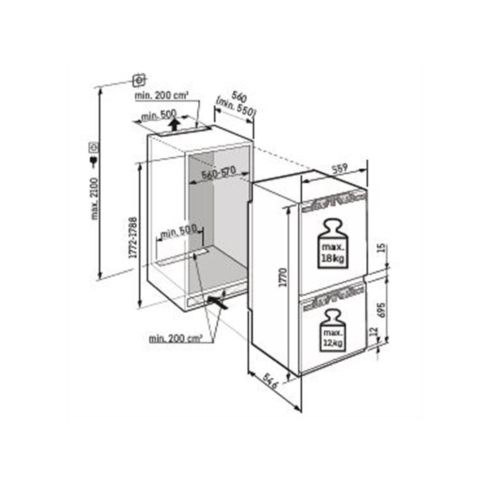 Liebherr ICBNci 5153 Serie Prime, Frigo-Congelatore Combinato, NoFrost, BioFresh, SmartDevice | Duegstore.com