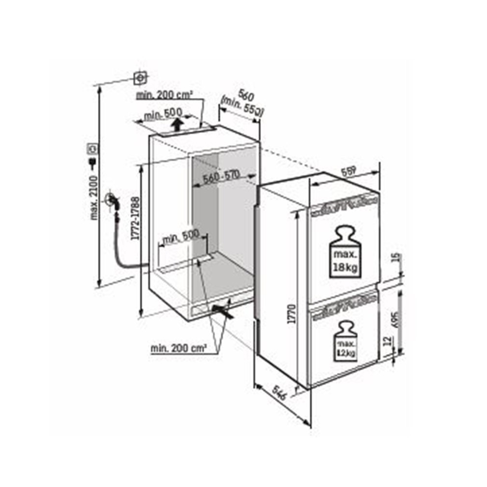 Liebherr ICNbsci 5173 Frigo-Congelator Combinado, NoFrost, BlackSteel, SmartDevice Duegstore.com