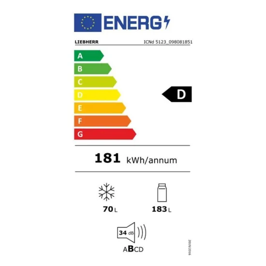 Liebherr ICNb 5123 Frigo-Congelator Kombination, NoFrost, DuoCooling | Duegstore.com