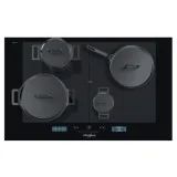 Whirlpool SMP778C/NE/IXL: Planta de cocina de inducción 8 Zonas, Tecnología 6° Sense y iXelium