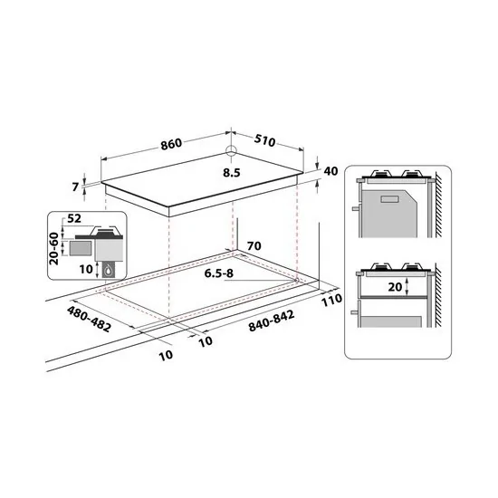 Whirlpool GMWL 958/IXL