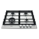 Whirlpool GMWL 628/IXL: Plan de cuisson à gaz 60cm, 4 cuisinières, iXelium | Offre en ligne