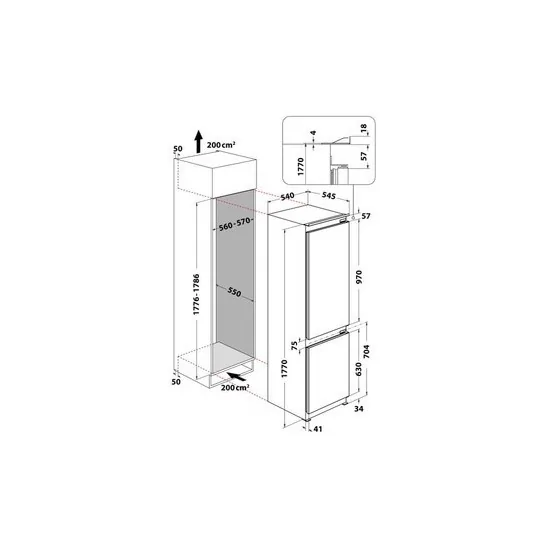 Whirlpool ART 6711 SF2: Combined Static 177cm - Online Offer