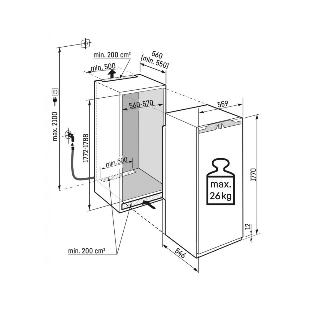 Liebherr IRBci 5180 Peak Series, Frigo-Congelator Combined, BioFresh, SmartDevice | Duegstore.com
