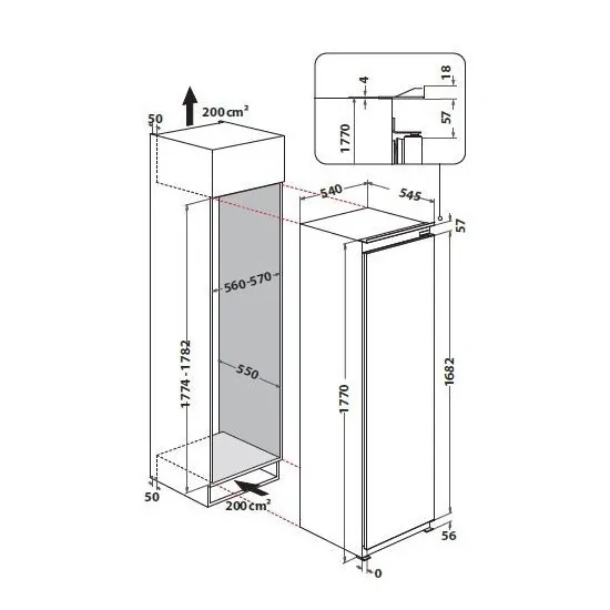 Whirlpool ABB 18412:冷冻器 无霜 209L,177cm,E级 QQ在线报价