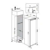 Whirlpool AFB 18412: Congelatore No Frost 209L, 177cm, Classe E | Offerta Online
