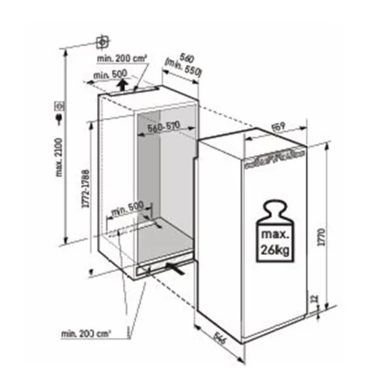 Liebherr IRd 5101 Pure Series, Frigo-Congelator Combined, BioFresh, PowerCooling Duegstore.com