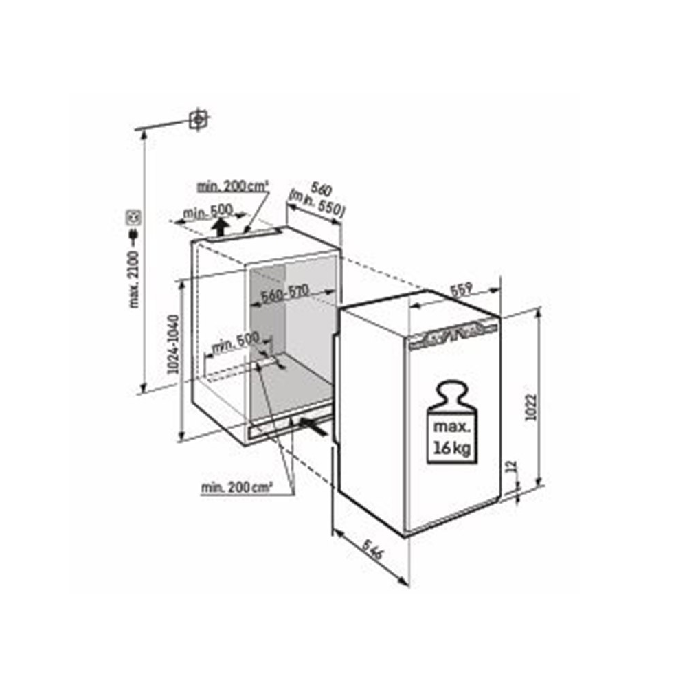 Liebherr IRd 4020 Frigorifero Monoporta, BioFresh, SuperCool | Duegstore.com
