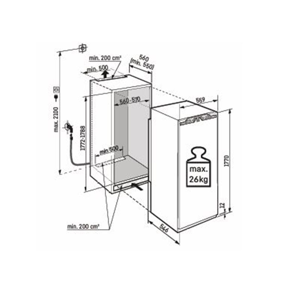 Liebherr SIFNdi 5188 Peak Series, Freezer, NoFrost, SmartDevice Duegstore.com