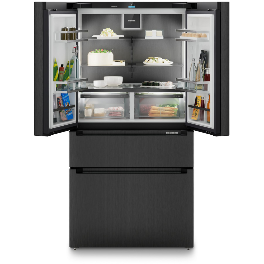 Liebherr MBbsdi 9556 Combinato French Door, BioFresh, NoFrost, BlackSteel | Duegstore.com