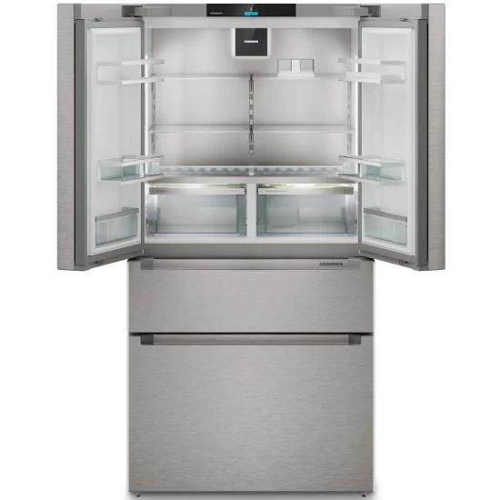 Liebherr MBsddi 9556 Puerta francesa combinada - SmartSteel, Plata