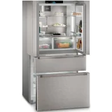 Либхерр МБсдди 9556 Комбинированная французская дверь - SmartSteel, Silver