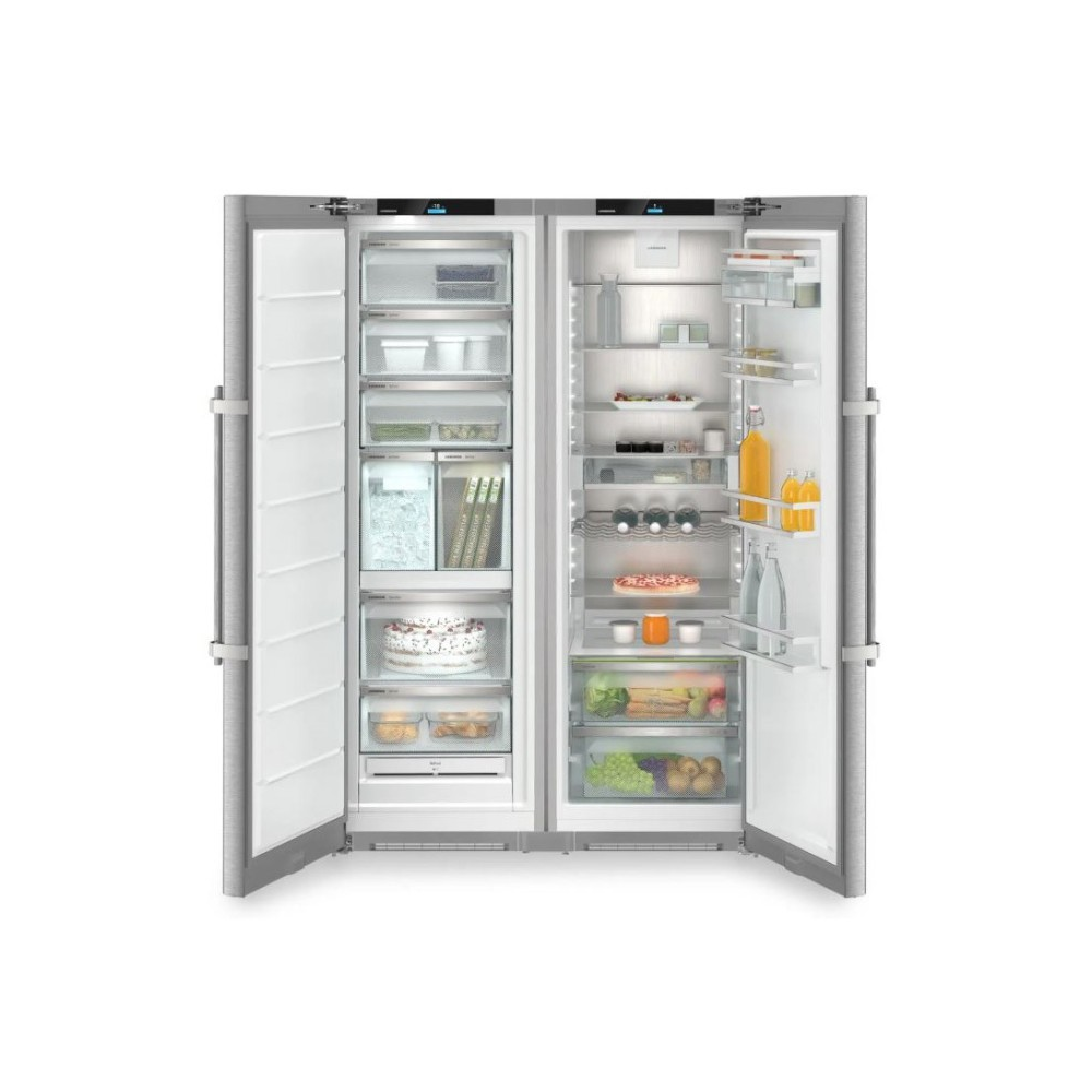 Liebherr XRFsd 5250 Combined Side-by-Side, SmartSteel Silver | DueG Store