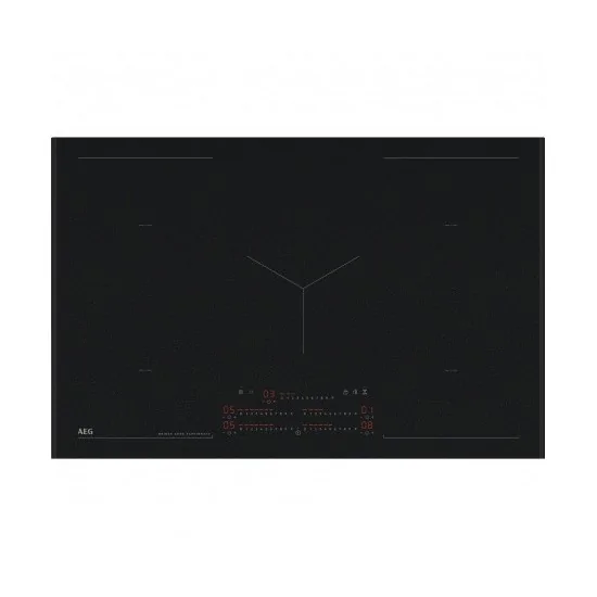 AEG NIK85M00AZ: Plan d'induction 80cm SaphirMatt, 5 zones