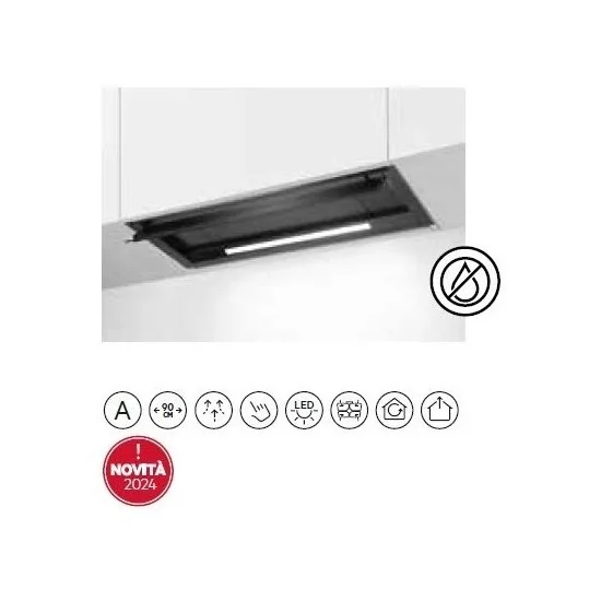 AEG NDE562DB Null Drip Pro : Hotte anti-condensation 120 cm | Aspiration élevée