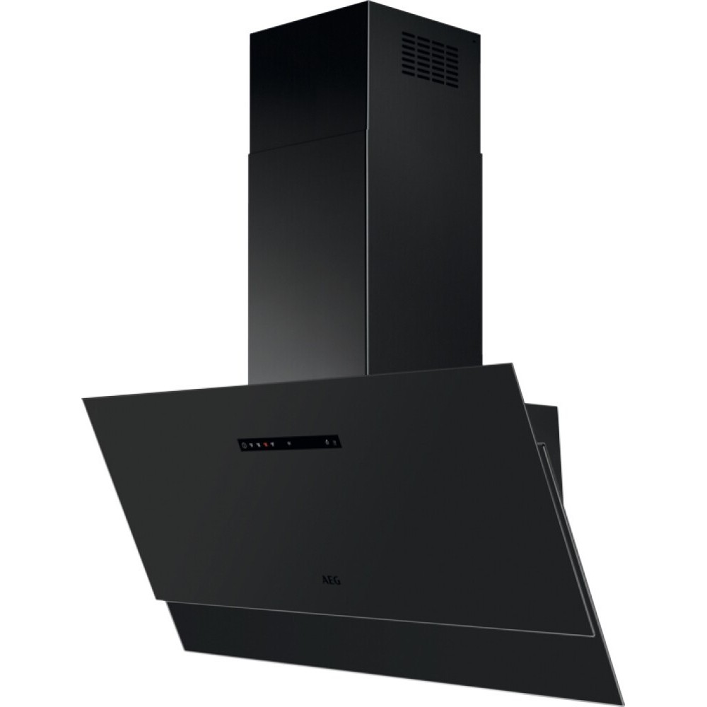 AEG DVK5661HB: Chimney Vertical Hood 60cm - Power Suction and Modern Design
