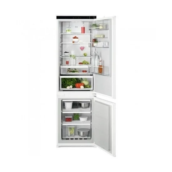 AEG NSC6M18BES Twintech 无霜组合冰箱：高效、新鲜