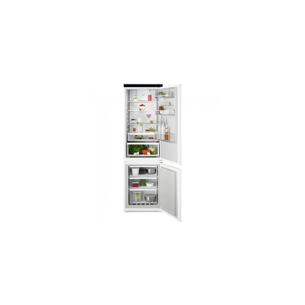 AEG Комбинированный холодильник Twintech No Frost NSC6M18BES: эффективность и свежесть