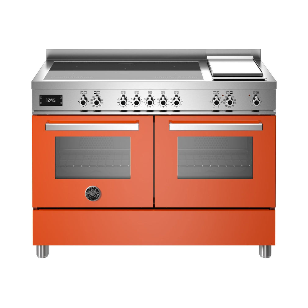 Bertazzoni PRO125I2E – 120 cm Induktionsküche, 5 Zonen + Doppelbackofen | 6 Farben | DueG Store