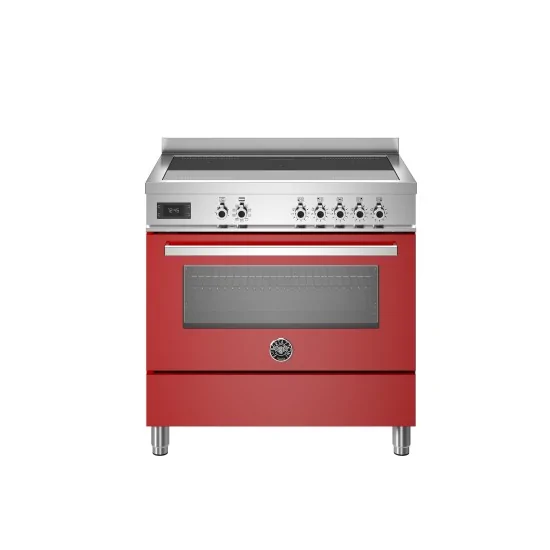 Bertazzoni PRO95I1E – 90 cm 5-Zonen-Induktionsherd + Heißluftfritteuse | Professionelle Leistung | DueG Store