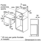 Microon Siemens BE555LMB1 38cm avec Grill | Installation à Colonna |MISUMI