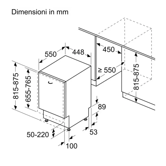 Lave-vaisselle Bosch SPT4EMX24E - Compact 45cm, Hinge Sliding |MISUMI