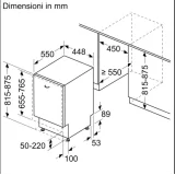 Посудомоечная машина Bosch SPH4HKX10E - компактная 45 см, Hinge Sliding