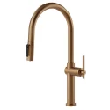 Gessi 60872 Habito - Mélangeur moderne avec système d'eau filtrée : Finitions Gessi - 726 vers bronze brossée pvd