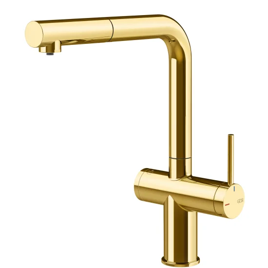 Gessi 60572 - Смеситель с выдвижным душем и фильтрованной водой | Магазин DueG