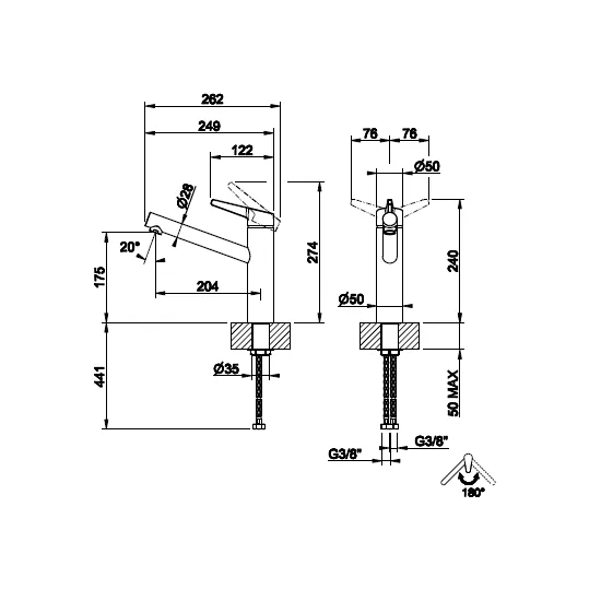 Gessi 60636 Mixer Küche Auszug: Angebote | Duegstore.com