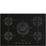 Smeg-Kochfeld PV275B 75cm ultra-schnell schwarzes schwarzes Glas 4kw