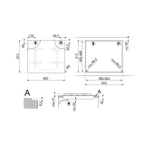 SMEG PV364N Room Hot 60cm黑色嵌入式线/半张
