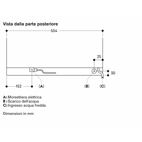 Gaggenau GS470120 Forno CombiVapore 60cm, Apertura Elettronica, Cerniera Destra