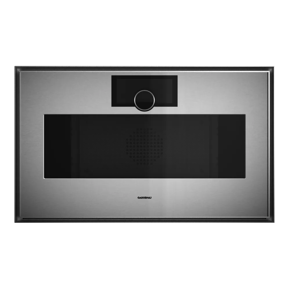 Gaggenau GM481120 Combined Microwave Oven 76cm, Electronic Opening, Left Hinge
