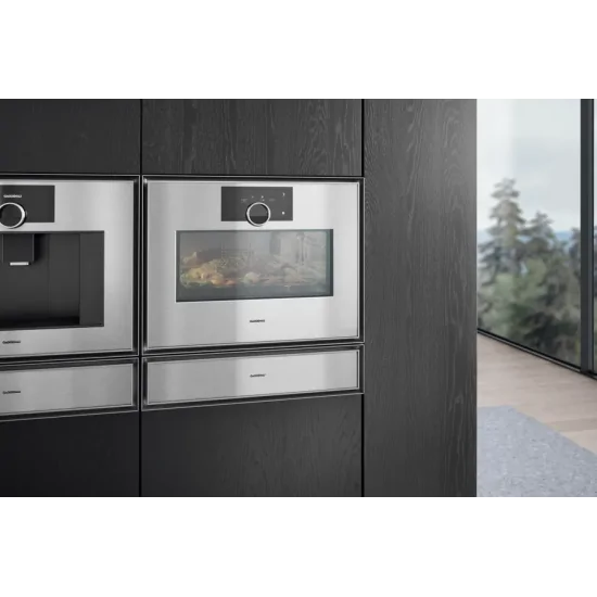 Gaggenau GM450120 Комбинированная микроволновая печь 60 см, электронное открытие, правая петля