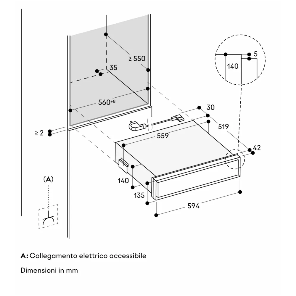 Gaggenau GV451120 Vacuum drawer 60cm