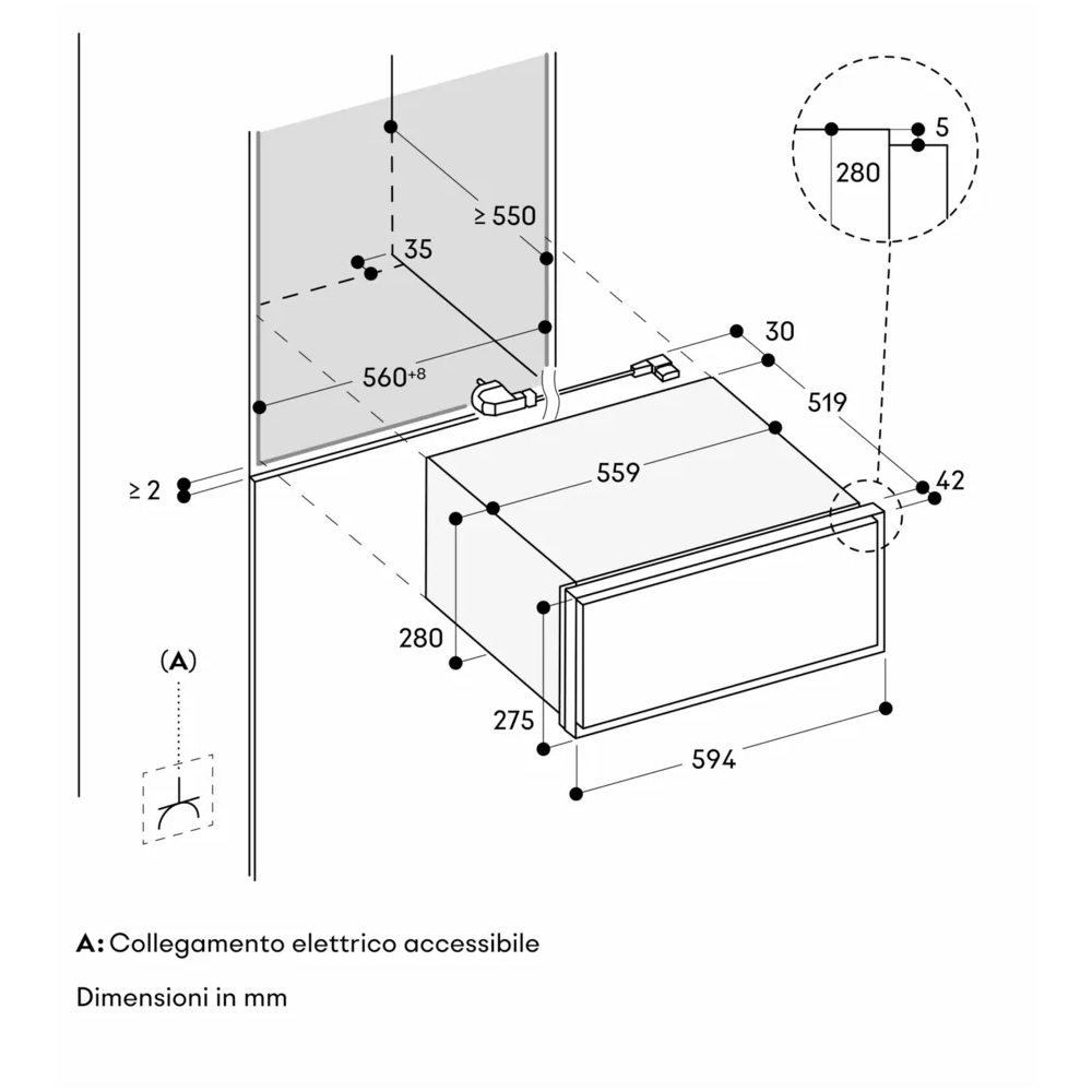 Gaggenau GW452120 Cassetto Scaldavivande 60cm | Duegstore.com